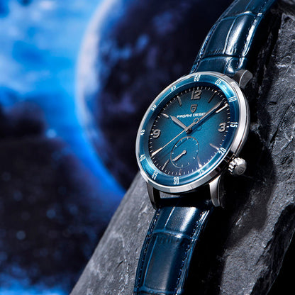 PGN Design Milano Blue Classic Edition blue watch - product photo