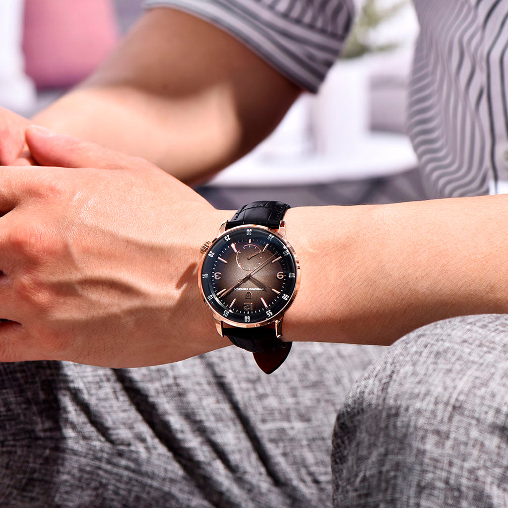 PGN Design Milano Copper Classic Edition steel watch - product photo