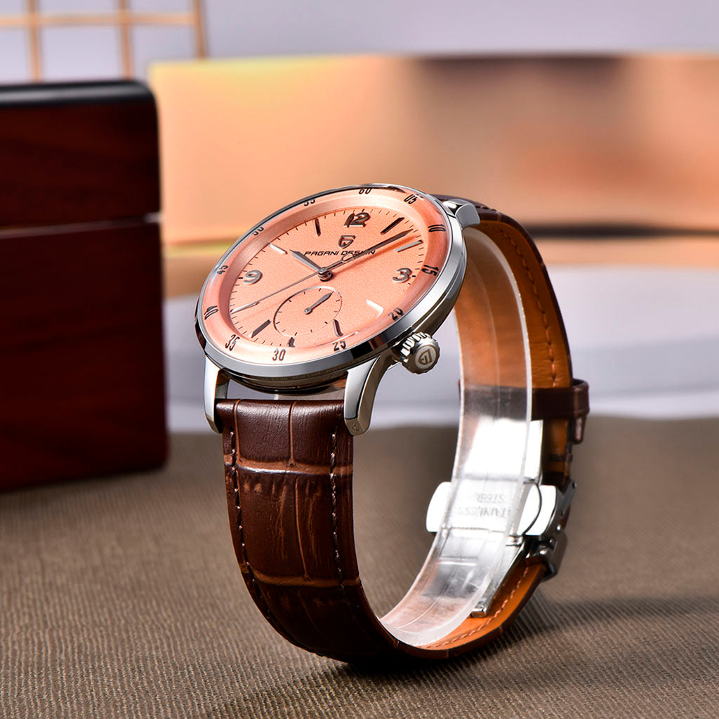 PGN Design Milano Rose Classic Edition rose gold watch - product photo