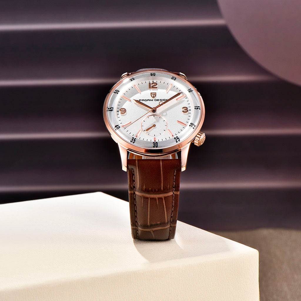 PGN Design Milano White Classic Edition white watch - product photo