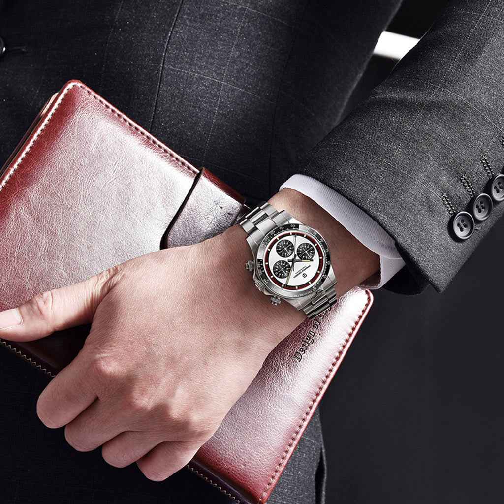 PGN Design Montpellier White City Edition white watch - product photo