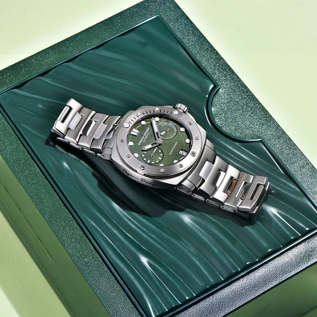 PGN Design Numberg Green City Edition green watch - product photo