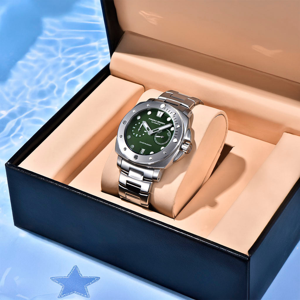 PGN Design Numberg Green City Edition green watch - product photo