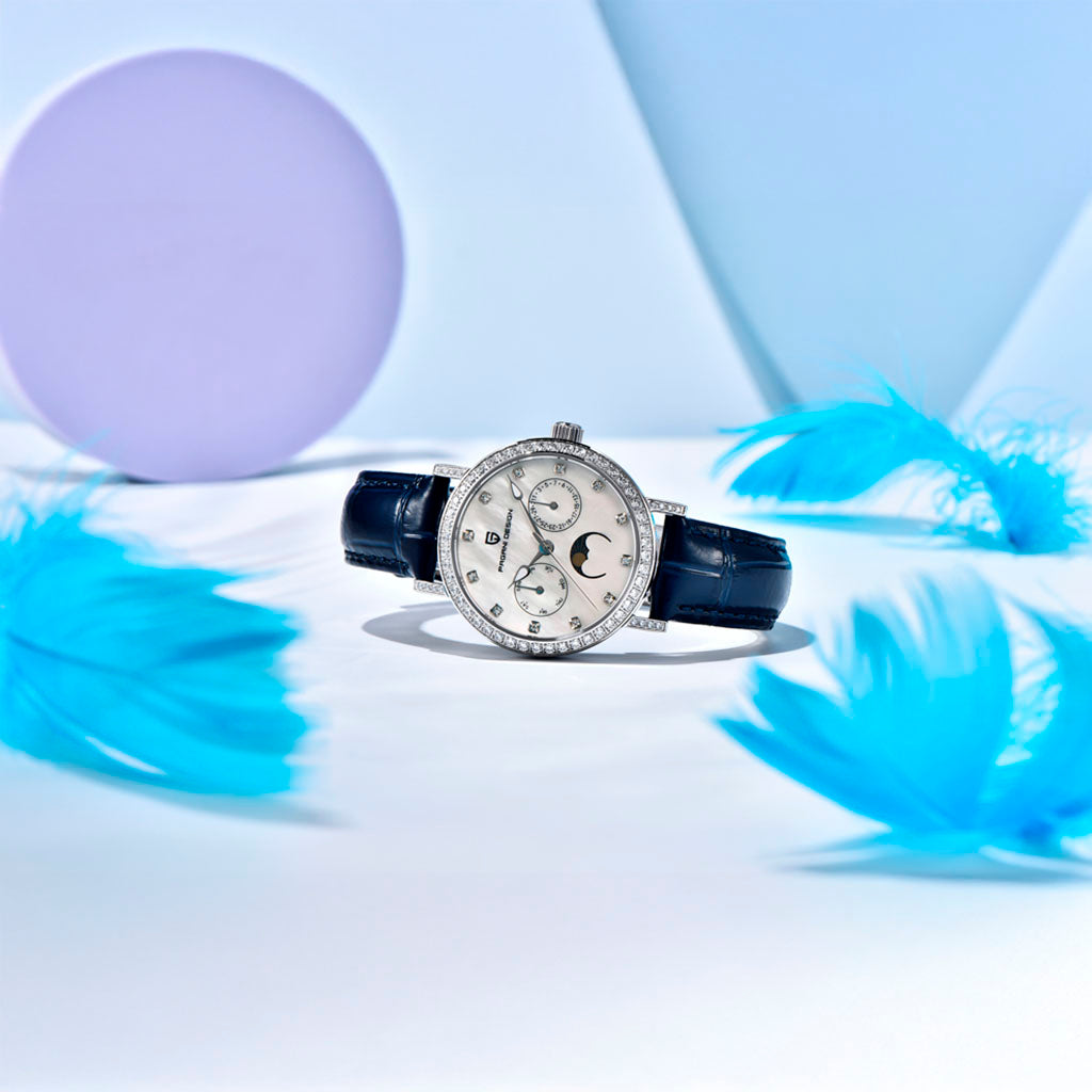 PGN Design Orchid Blue blue watch - product photo