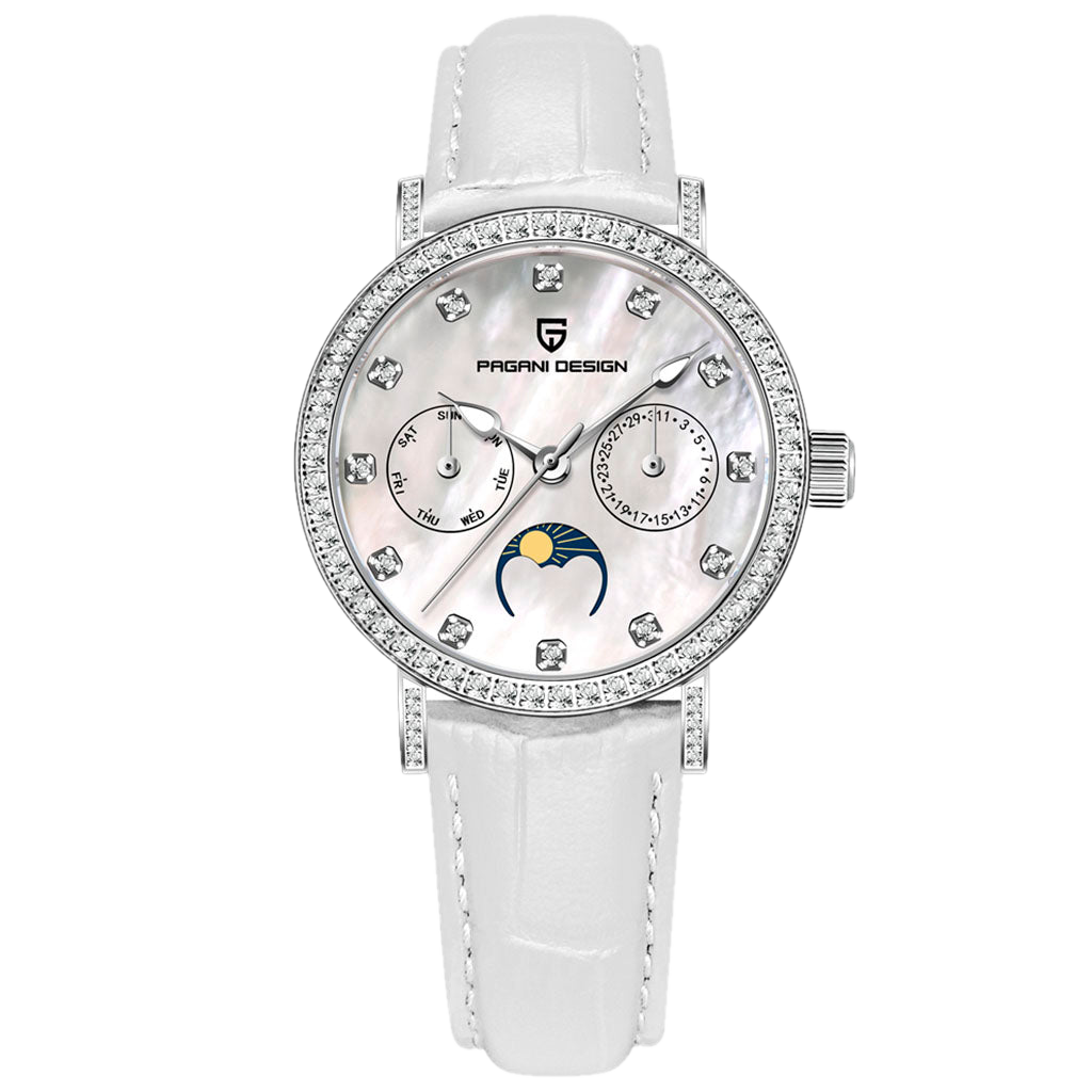 PGN Design Orchid White white watch - product photo