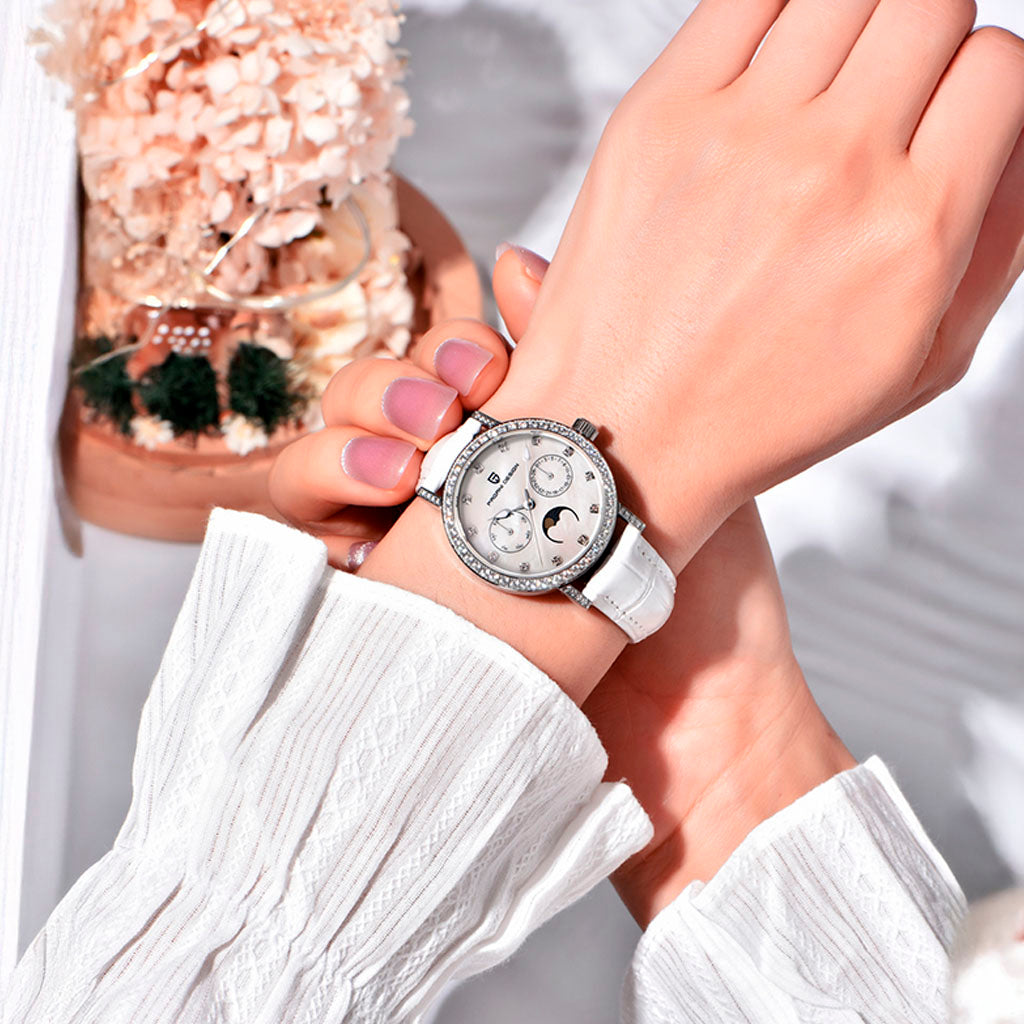 PGN Design Orchid White white watch - product photo