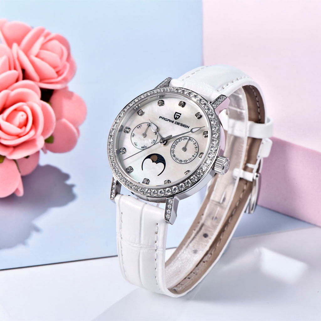 PGN Design Orchid White white watch - product photo