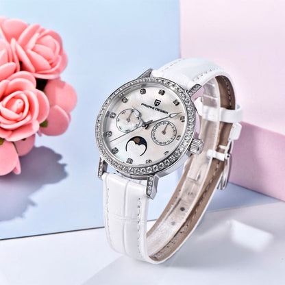 PGN Design Orchid White white watch - product photo