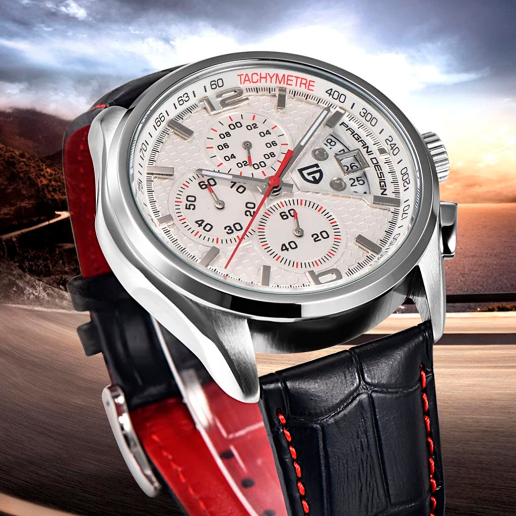 PGN Design Pace White white watch - product photo