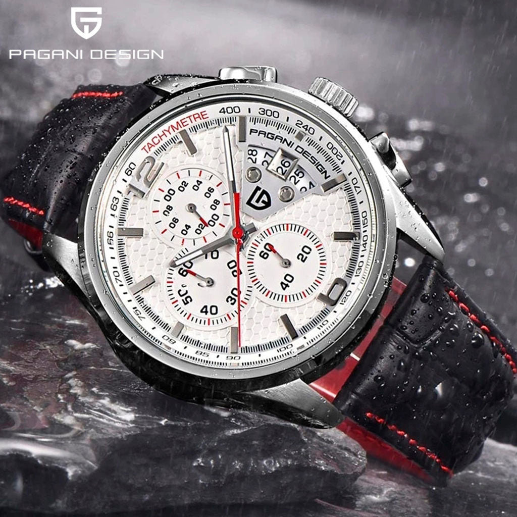 PGN Design Pace White white watch - product photo