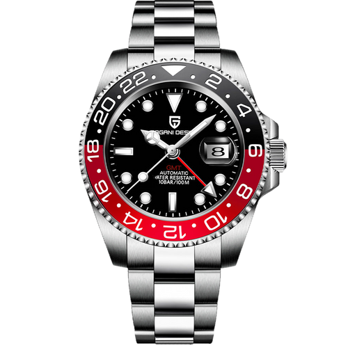 PGN Design Pantheon Black and Red red watch - product photo