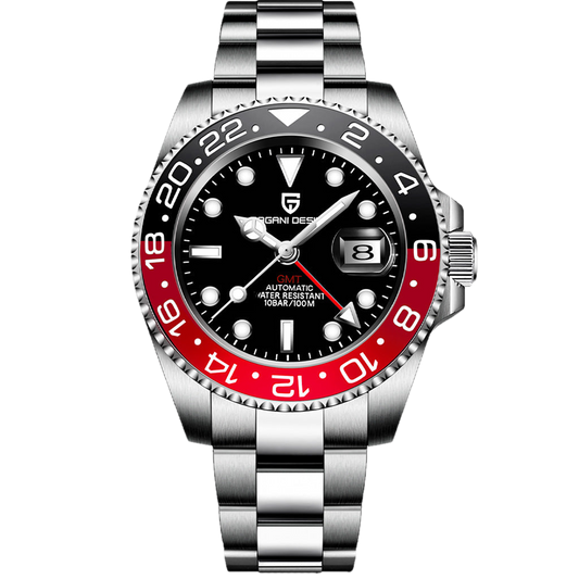 PGN Design Pantheon Black and Red red watch - product photo