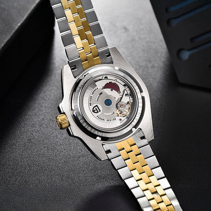 PGN Design Pantheon Black Silver silver watch - product photo