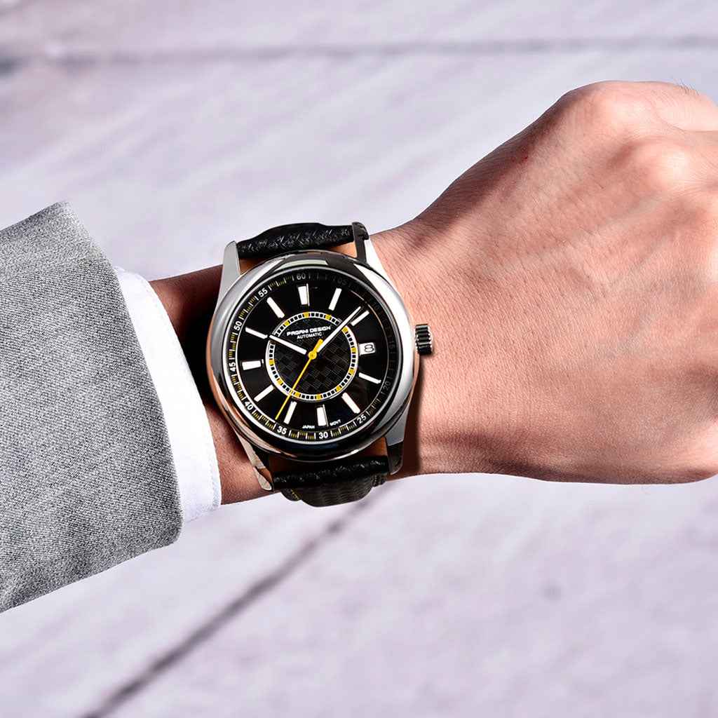 PGN Design Rennes Yellow yellow watch - product photo
