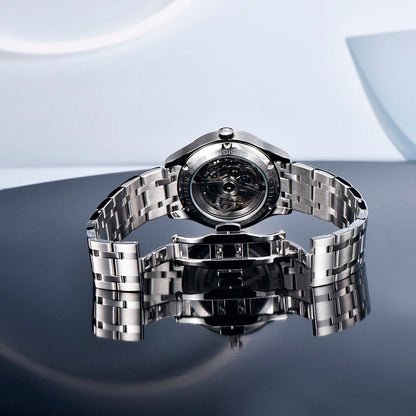 PGN Design Roma Silver Black silver watch - product photo