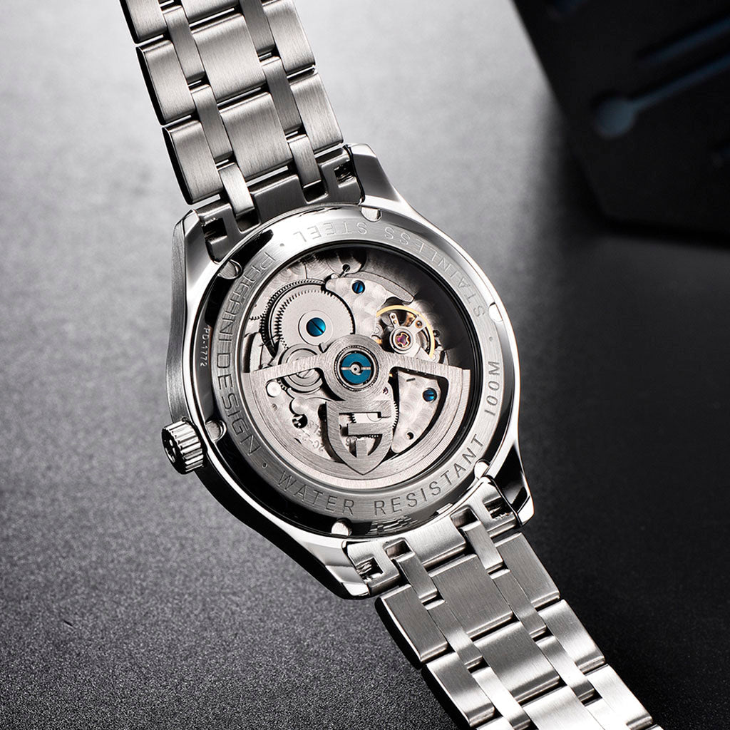 PGN Design Roma Silver Black silver watch - product photo