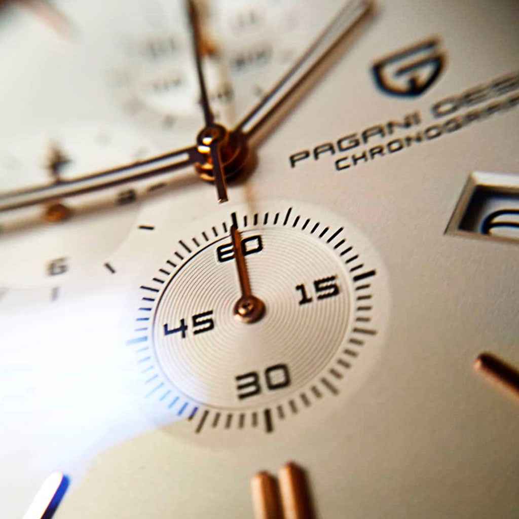PGN Design Rouen White Gold Classic Edition gold watch - product photo