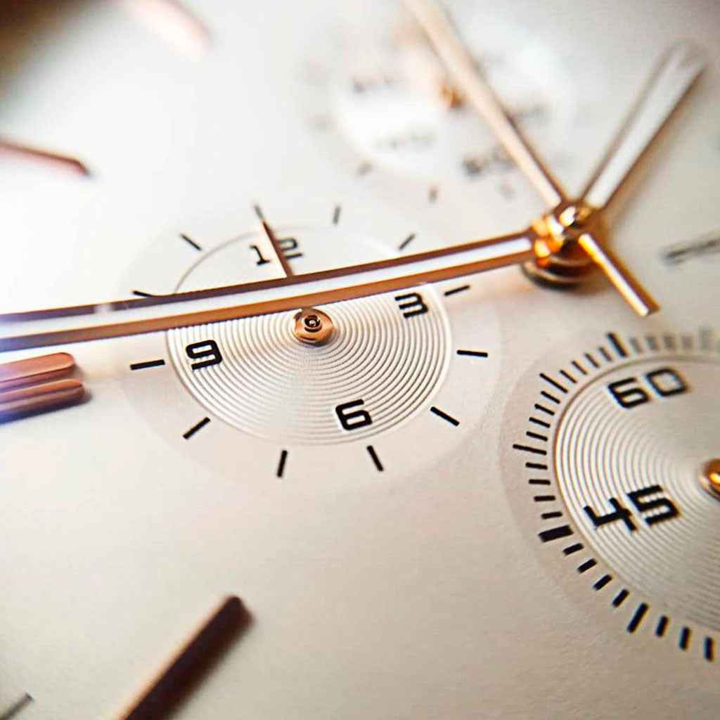 PGN Design Rouen White Gold Classic Edition gold watch - product photo
