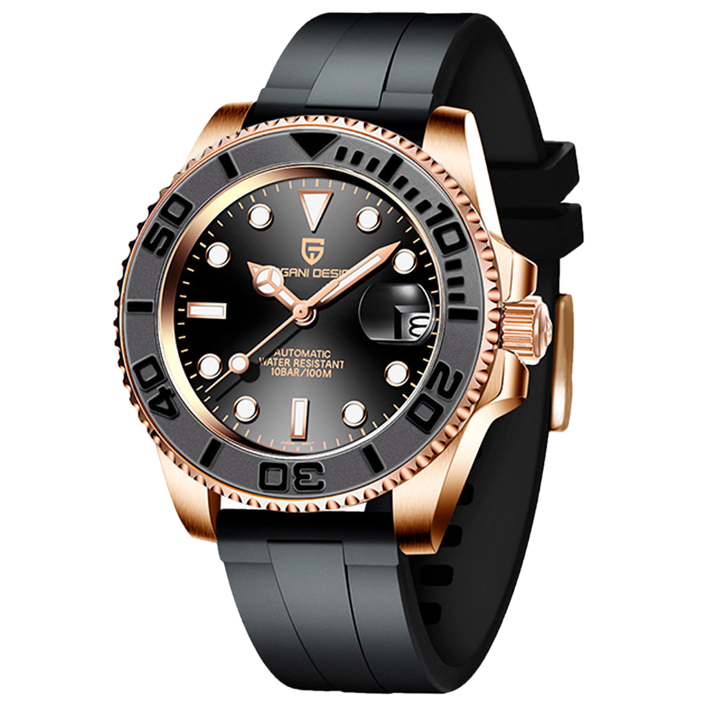 PGN Design Salzburg Black Gold Sport Edition gold watch - product photo
