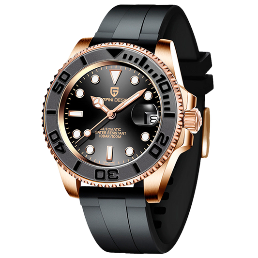 PGN Design Salzburg Black Gold Sport Edition gold watch - product photo