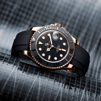 PGN Design Salzburg Black Gold Sport Edition gold watch - product photo