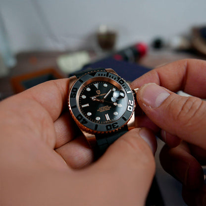 PGN Design Salzburg Black Gold Sport Edition gold watch - product photo