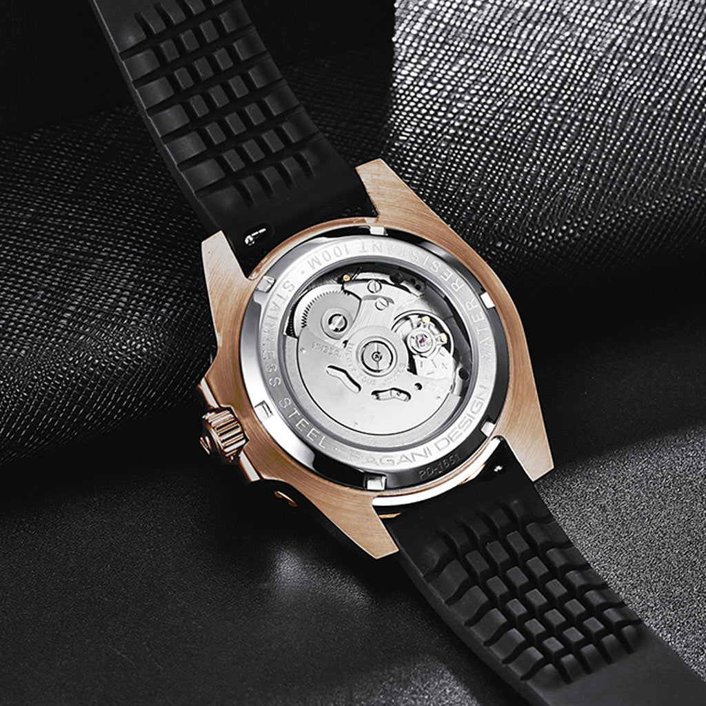 PGN Design Salzburg Black Gold Sport Edition gold watch - product photo