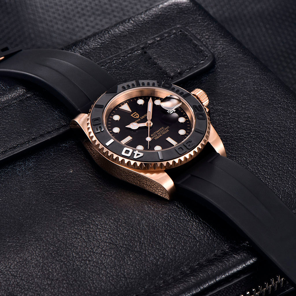 PGN Design Salzburg Black Gold Sport Edition gold watch - product photo