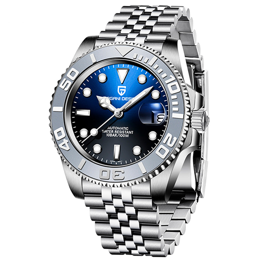 PGN Design Salzburg Blue and Gray blue watch - product photo