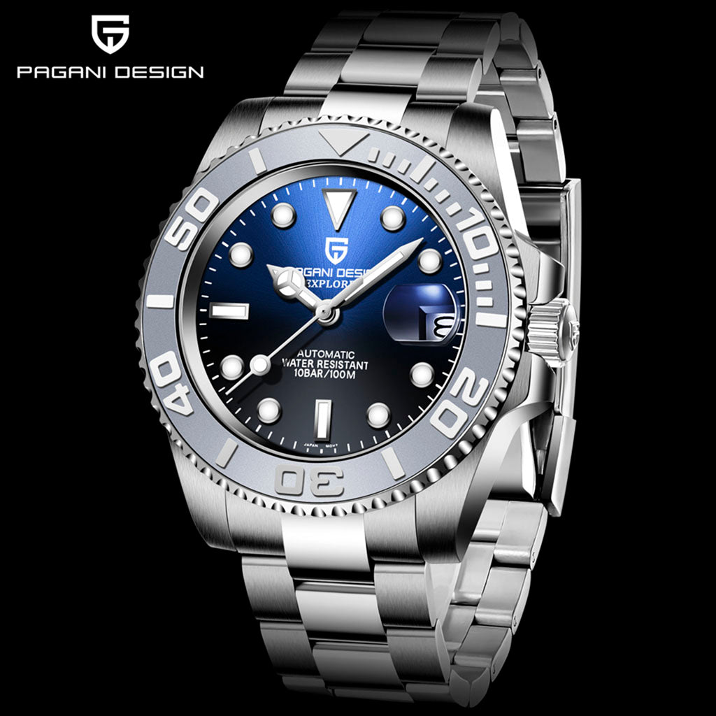 PGN Design Salzburg Blue and Gray blue watch - product photo