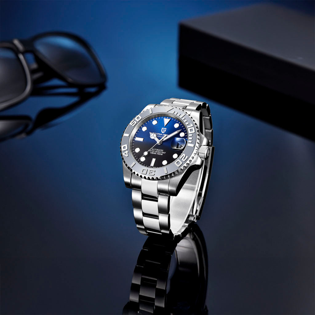 PGN Design Salzburg Blue and Gray blue watch - product photo