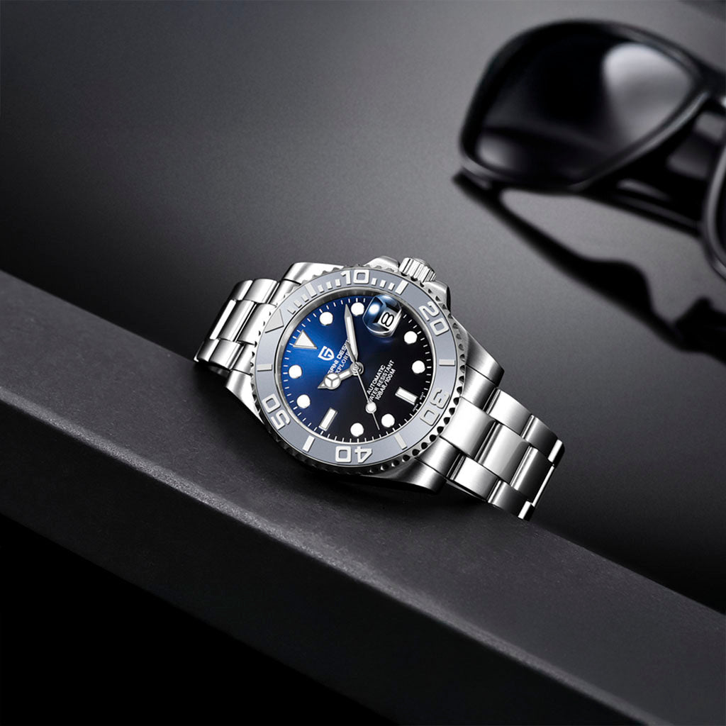 PGN Design Salzburg Blue and Gray blue watch - product photo