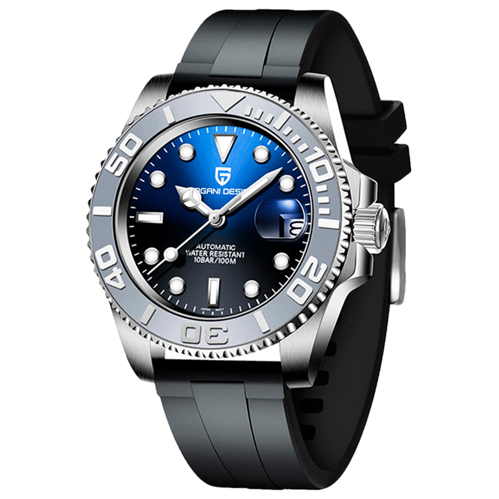 PGN Design Salzburg Blue and Gray Sport Edition blue watch - product photo