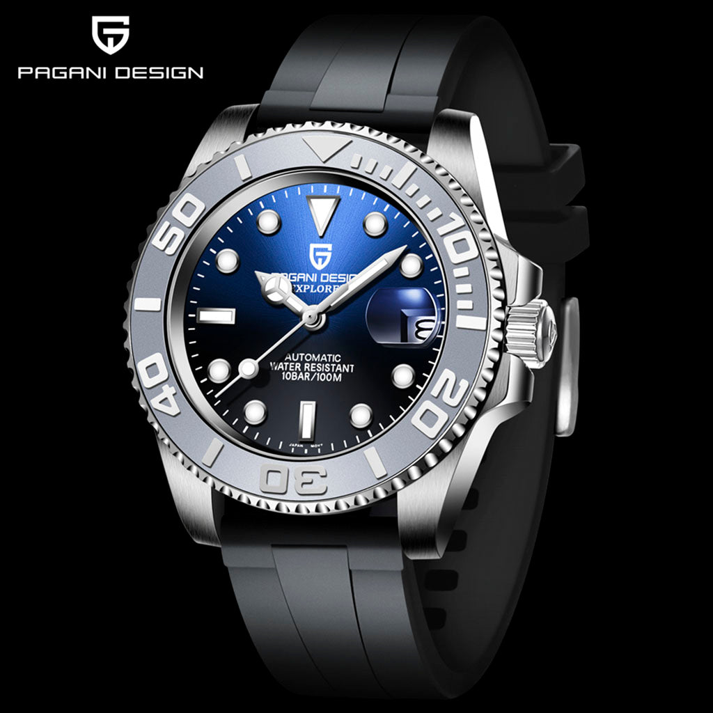 PGN Design Salzburg Blue and Gray Sport Edition blue watch - product photo