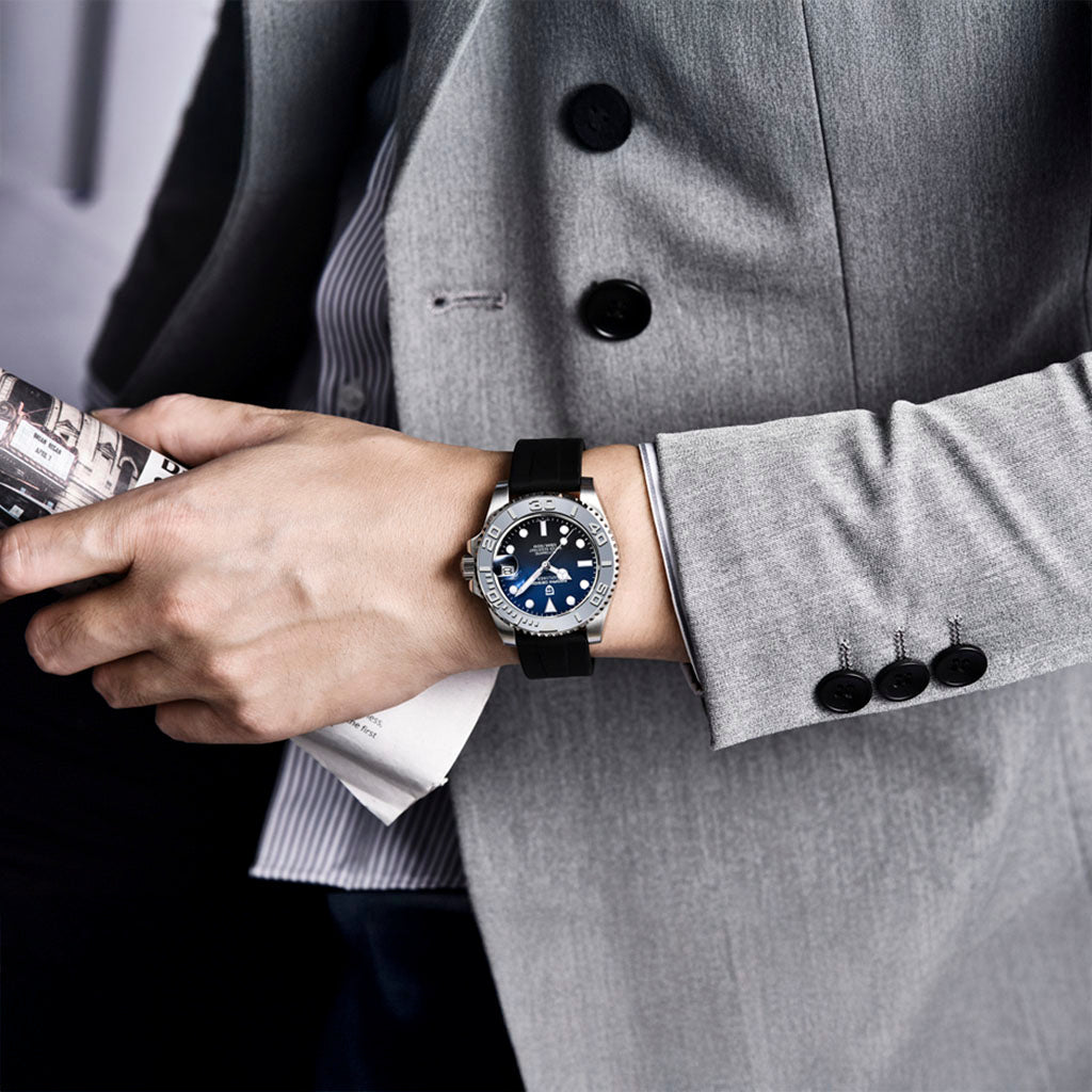 PGN Design Salzburg Blue and Gray Sport Edition blue watch - product photo