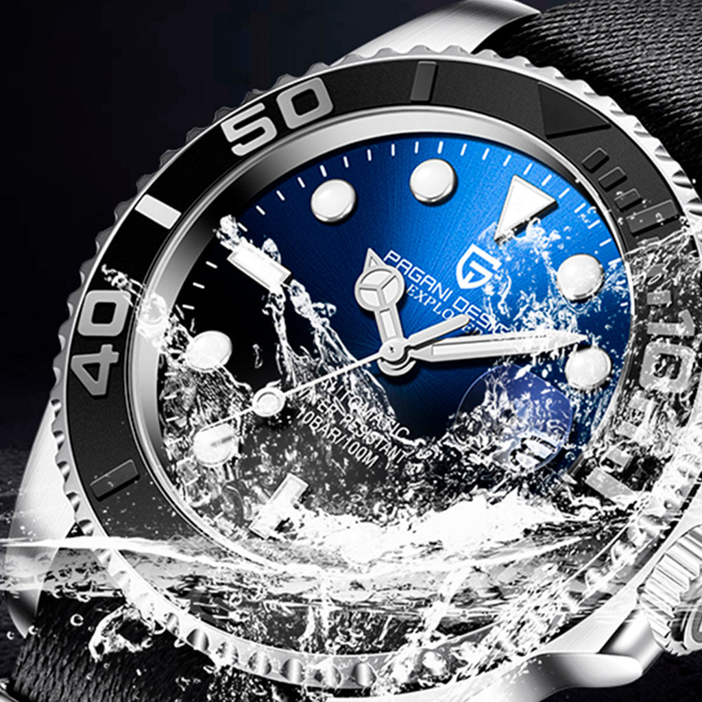 PGN Design Salzburg Blue Silver blue watch - product photo