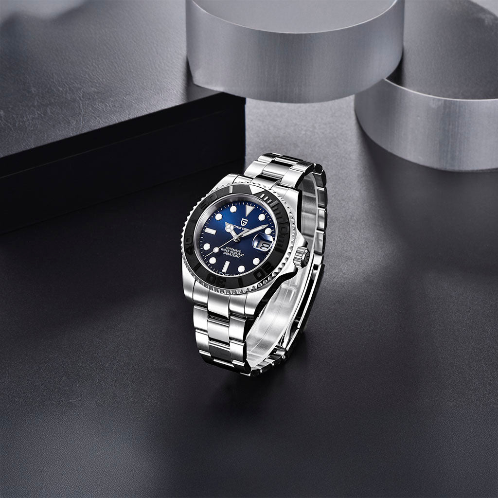 PGN Design Salzburg Blue Silver blue watch - product photo
