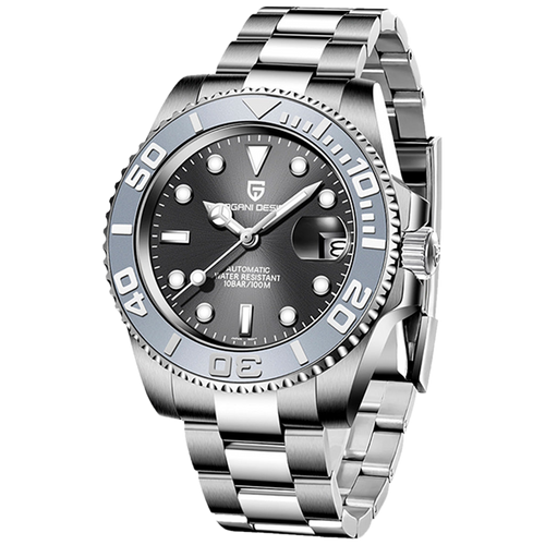 PGN Design Salzburg Gray steel watch - product photo