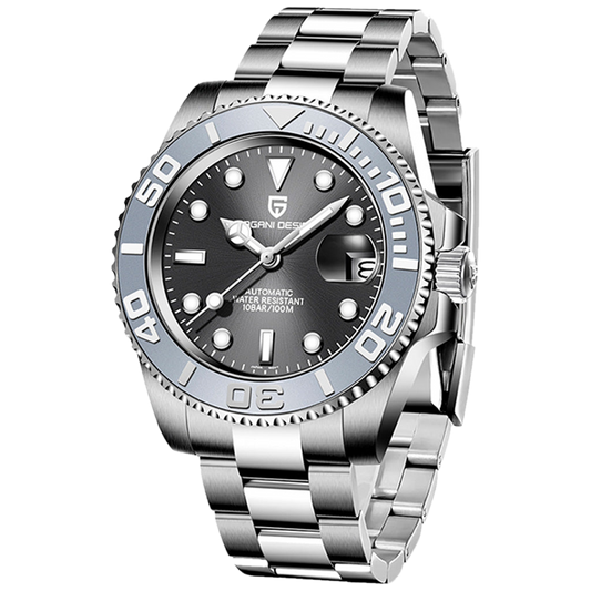 PGN Design Salzburg Gray steel watch - product photo