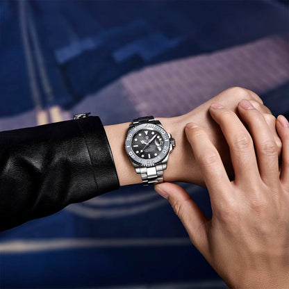PGN Design Salzburg Gray steel watch - product photo