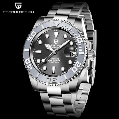 PGN Design Salzburg Gray steel watch - product photo