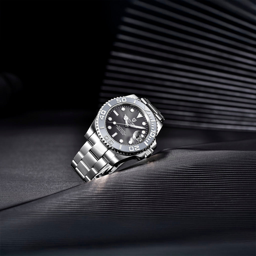 PGN Design Salzburg Gray steel watch - product photo