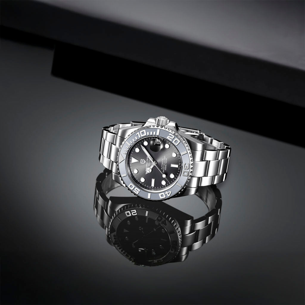 PGN Design Salzburg Gray steel watch - product photo