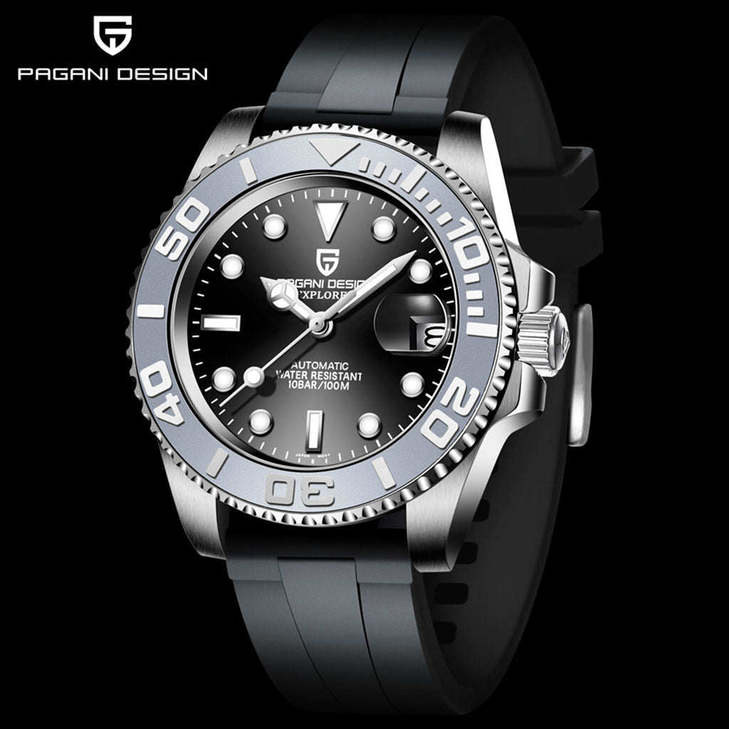 PGN Design Salzburg Gray Sport Edition steel watch - product photo