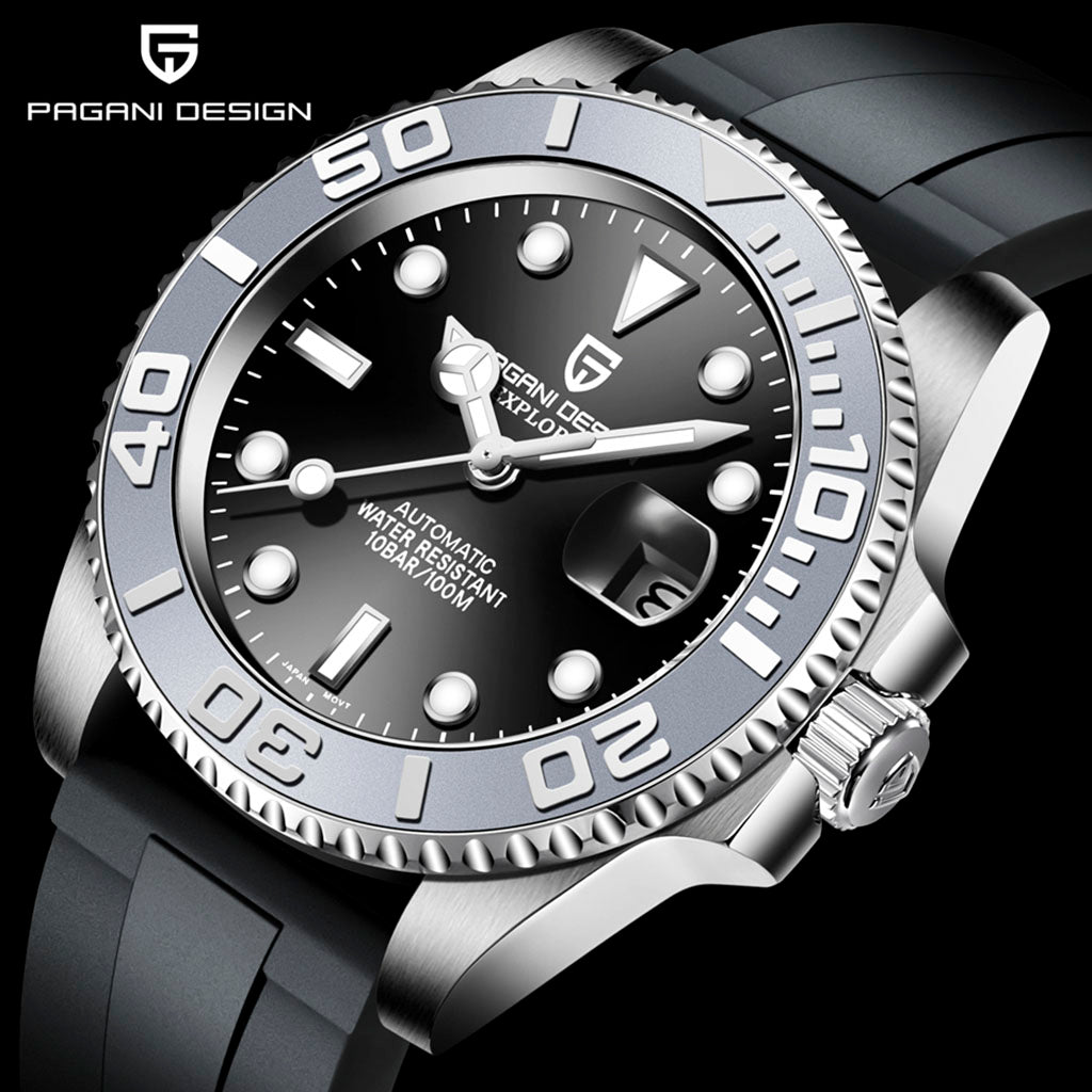 PGN Design Salzburg Gray Sport Edition steel watch - product photo