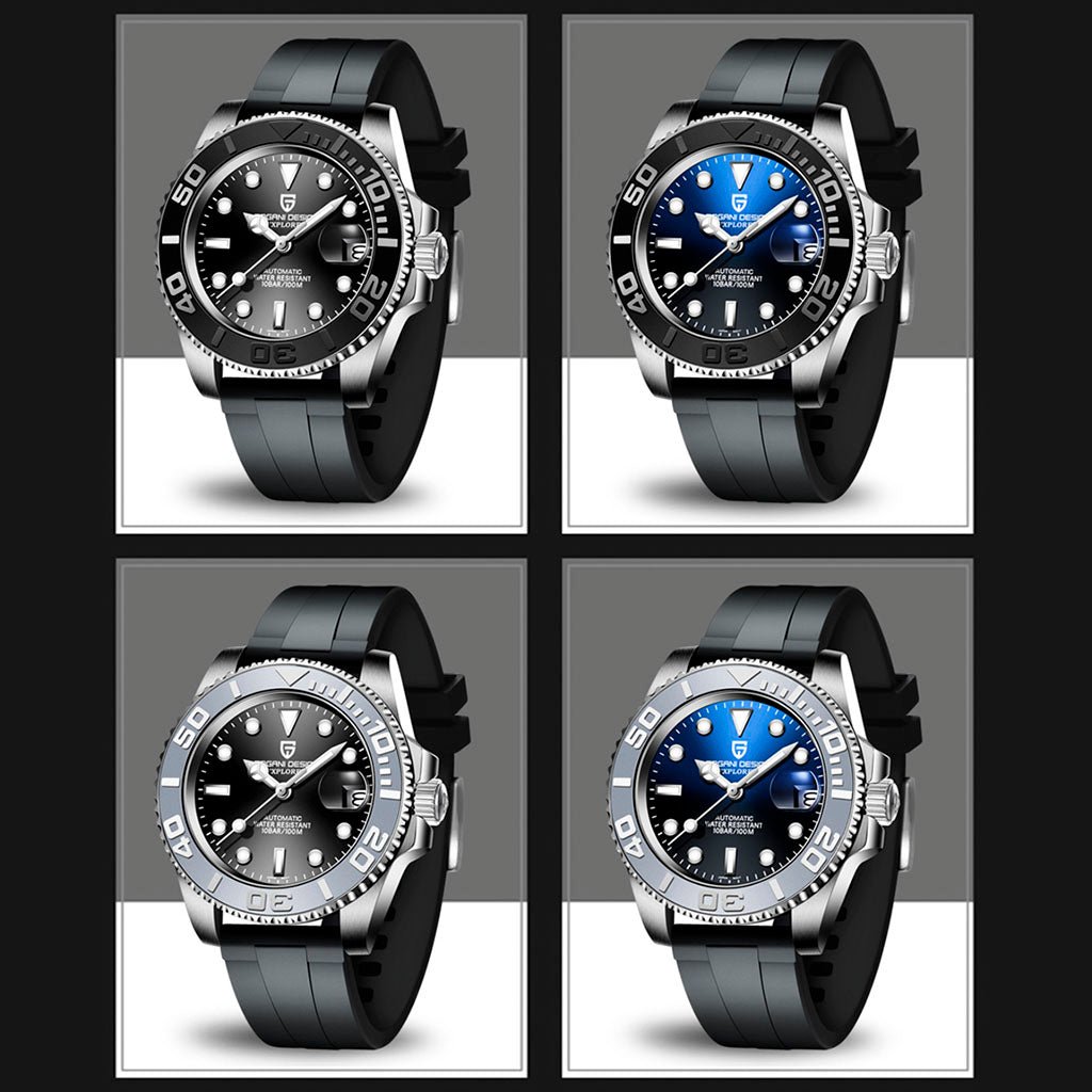 PGN Design Salzburg Gray Sport Edition steel watch - product photo