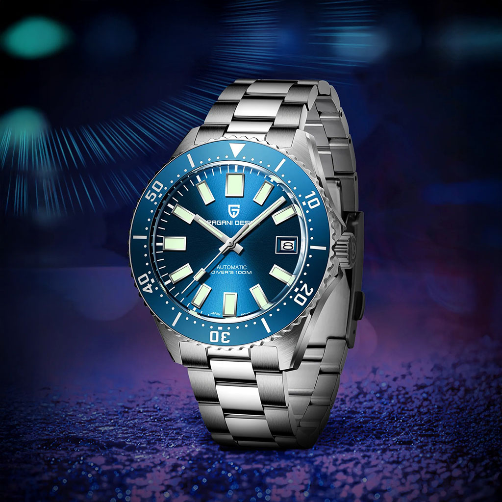 PGN Design Scout Silver Blue blue watch - product photo