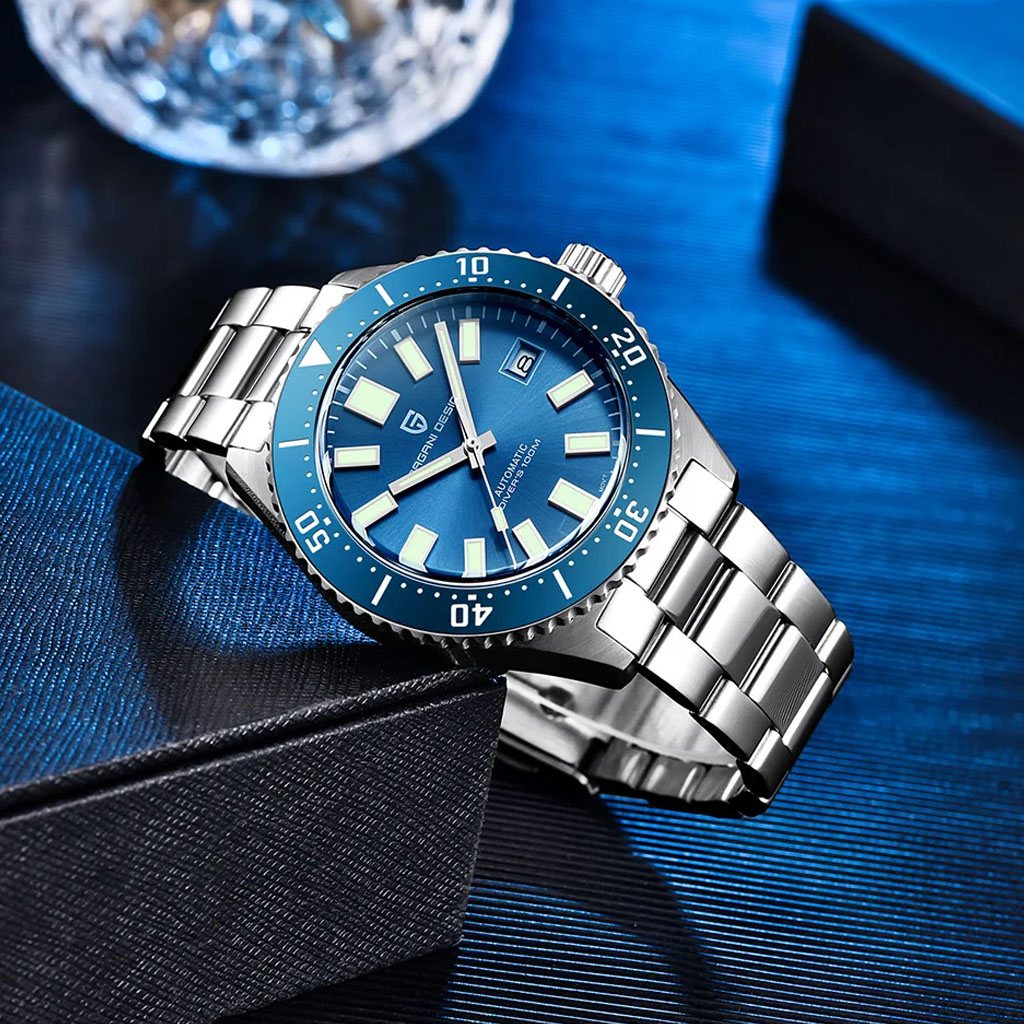 PGN Design Scout Silver Blue blue watch - product photo