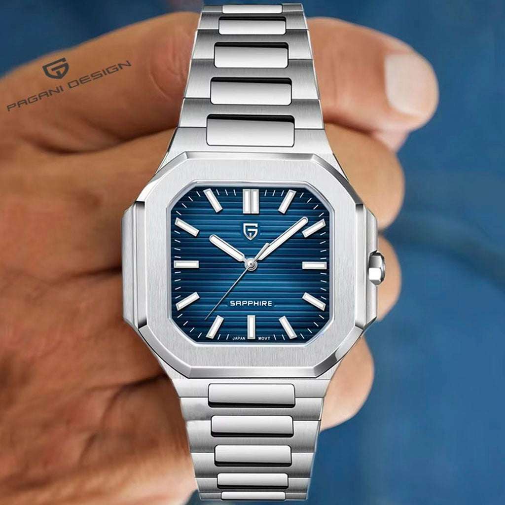 PGN Design Square Blue blue watch - product photo
