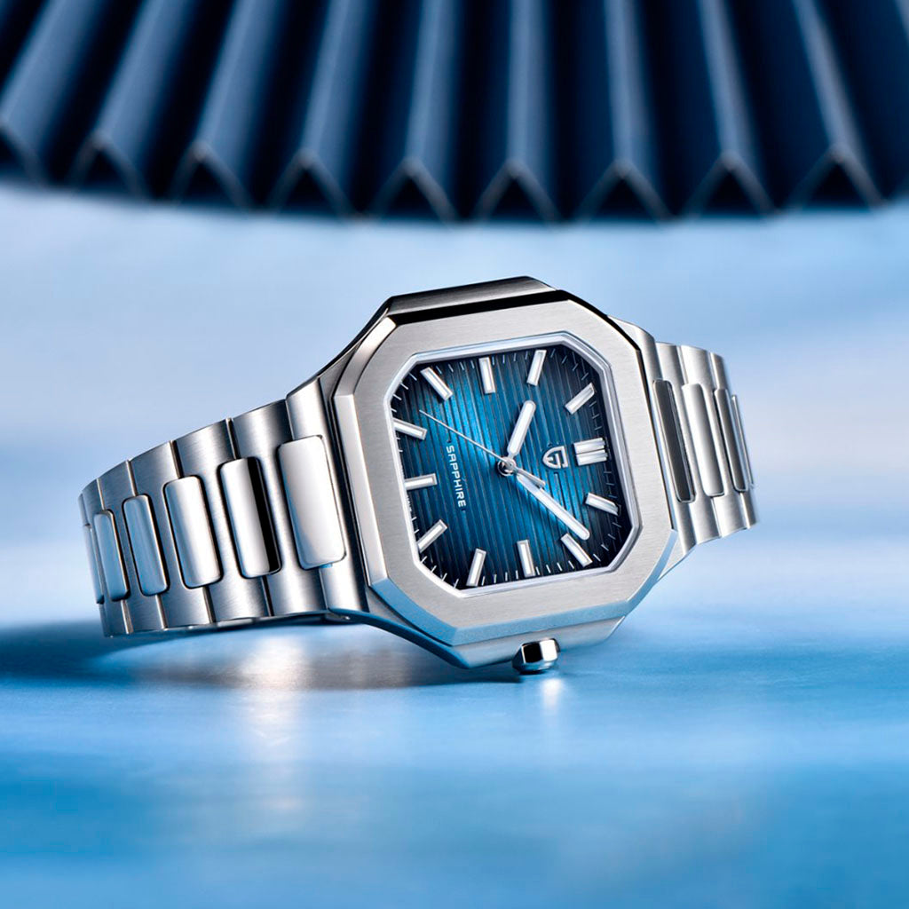PGN Design Square Blue blue watch - product photo